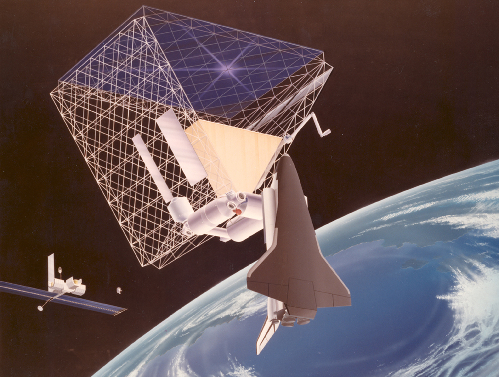Space History Photo: Roof Space Station Concept
